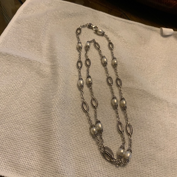 Honora Sterling silver pearl necklace - Picture 3 of 3